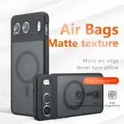 For OnePlus Nord 4, Shockproof Magnetic Matte Bumper Soft Rubber Cover Case