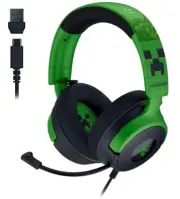 Razer Kraken V4 X Wired Gaming Headset Minecraft - New Factory Sealed