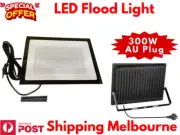 LED Flood light 300W IP66 Outdoor Spotlight 240V Cool White AU Plug Floodlight