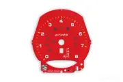 Porsche 911 991 GT2 RS Red Instrument Cluster Replacement Gauge Face Tachometer