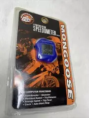 NEW SEALED -Mongoose Vintage 2000 8 Function Cycling Speedometer 45612 Odometer
