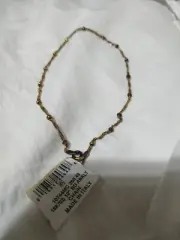 18k Gold Vintage Macy's Anklet Made In Italy