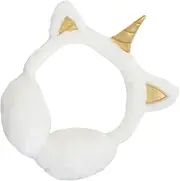 [GAROZATION] Unicorn Winter Plush Cute Beautiful Warm Ear Covers Ear Cuff Ear Muffs Plush Ear Protector Warm Ear Warmer Winter Ear Muff Pink