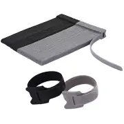 100 PCS Reusable Cable Ties with Hook and Loop, Multi-purpose Adjustable 8 In...