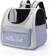 Breathable pet Backpack for Dogs, Cats and Bunnies up to 15 pounds, Breathable mesh Dog Travel Backpack for Hiking, Walking and Outdoor use