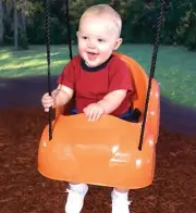 Racing Roadster Swing Orange Cruiser Toddler Swing Cubby house playground Baby
