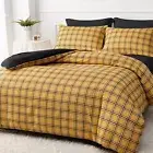 King Size Duvet Cover Sets, Non-Iron Bedding Set King Size Covers, 3 Pcs with