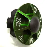gobike88 KCNC alloy headset kit (cap/bolt/star nut/rubber top) 1-1/8" Green, 709