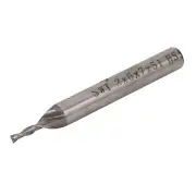 2mm x 6mm CNC 2 Flutes HSS Straight Shank End Mill Milling Cutter Drill Bit