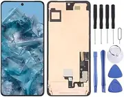 for Google LCD Screen for Google Pixel 8 Pro GC3VE G1MNW AMOLED LCD Screen Digitizer Full Assembly with Frame/Fingerprint Sensor Flex Cable for Google LCD Screen