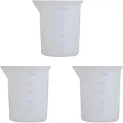 DGQ 3 PCS 100 ml Silicone Measuring Cups for Resin Non-Stick Mixing Cups DIY Glue Tools Making Handmade Craft