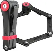 Foldylock Clipster Folding Bike Lock | Wearable Compact Bicycle Lock | Heavy Duty Fold Bike Lock | Anti Pick Bike Folding Lock with Key Set | Weight 2.2lb