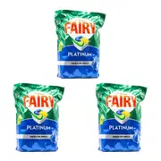 3x 75pc Fairy Dishwasher Capsules Platinum Cups/Plates Dish Cleaning Soap Lemon