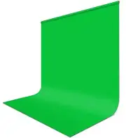 5x6.5ft Green Screen Backdrop Background for Photography Video Studio Photoshoot
