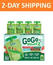 GoGo SqueeZ Applesauce, Apple, Cinnamon, Strawberry and GIMME Five (3.2 oz., 32)