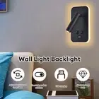 LED Bedside Reading Light Wall Mounted Fixture Night Lamp 3W Invisible Switch