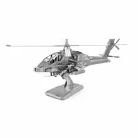 在飛比找蝦皮購物優惠-阿帕契 AH64 全金屬不鏽鋼 DIY拼裝模型 3D拼圖