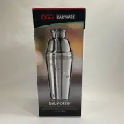New Oggi™ Dial A Drink™ Stainless Steel Cocktail Shaker