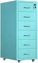 File Cabinet Office File Cabinet Thickened Cold Rolled Steel Drawer Cabinet Large Capacity Storage Cabinet Multifunctional Data Organizing Cabinet with Locks Office Drawer(Blue)