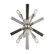 Sputnik Wall Light 4 Lights E27 240V Dark-Light Grey IP20 CLA Lighting - PL-SPUTNIK2