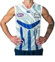 North Melbourne Kangaroos AFL Indigenous Guernsey Sizes S-5XL BNWT