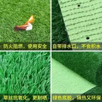在飛比找Yahoo!奇摩拍賣優惠-仿真草坪幼兒園地毯跑道陽臺遮光假草皮戶外鋪地室內裝飾人工草皮