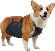 Waterproof Pet Clothes Dog Rain Jacket Belly Cover Corgi Raincoat Dog Bellyband Breathable Anti-Dirty Puppy Outfits Doggy Raincoat Dog Belly Protector