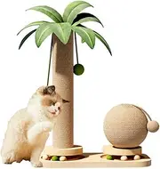 YIGECHENXIN Cat Tree for Indoor Cats, with 17.7" Scratching Post and Hanging Ball for Indoor Large Cats and Kittens
