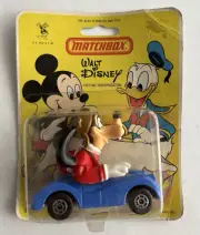 Vintage 1979 Matchbox Walt Disney Goofy Green Hat Blue Roadster Car Sealed