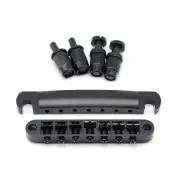 7 String Tune-O-Matic Guitar Bridge Tailpiece for LP Style Electric Guitar Black
