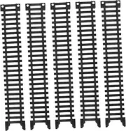 Child-Friendly Plastic Train Track Set 5 Pieces Track Railway Accessories Food Railway Train Bridge for Simulated High-Speed