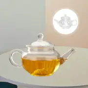 Handle High Temperature Resistance With Infuser Glass Teapot With Infuser