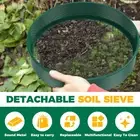 Soil Sieve Set Metal Garden Soil Sifter with 4 Interchangeable Sieves Drqlt