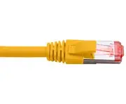 Hypertec 0.5 m RJ45-RJ45 Cat6A 4 Pair LSZH Unshielded Patch Lead Yellow