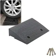 Rubber Curb Ramp 3 4 5 Inch Rise Threshold Ramps for Doorways, Non-Slip Wheelchair Ramp for Home Steps Entry, Temporary Ramps for Cars, Scooters, Trolley, Curbs(50x32x9cm(19.7x12.6x3.5inch))