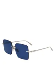 Ferragamo Prisma Rimless Square Sunglasses, 60mm