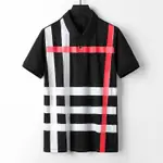 BURBERRY1232 翻領短袖男夏季商務休閒格子POLO衫