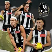 2025 AFL Collingwood Magpies Wall Calendar