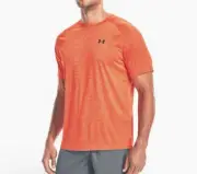 Big & Tall Under Armour Tech 2.0 Loose Short-sleeve Tee Ultra Orange Black 3XLT