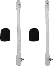 Dpofirs 2pcs Microphone Replacement for Astro A40 TR Headset, Detachable Boom Mic Plug and Play for Logitech Astro A40 (White)