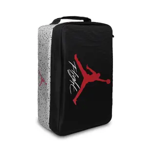 Nike 鞋袋 Jordan Shoe Bag 男女款 喬丹 飛人 收納鞋子 提把 外出 旅行 黑 灰 JD2113042AD-001