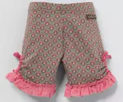 Matilda Jane Enchanted Garden Lucille Solid and Rainbow Print Shorties size 4