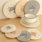 Non-Slip Coaster Heat Insulation Pot Pad Table Decoration