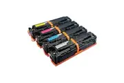 4x Compatible HP CF210X, CF211A, CF212A, CF213A ( 131X / 131A ) Toner Cartridges (BK+C+M+Y)