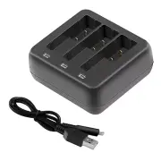 3 in 1 Battery Charger Charging Dock Station For DJI Osmo Action 3 Camera new