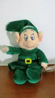 DISNEY STORE~10" Plush Snow White & Seven Dwarfs PINE DOPEY Beanbag Doll~NWT