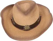 [Gogogmee] Wide Brim Sun Cap Women Summer Fedora Hats for Men Women Breathable Lightweight Comfortable