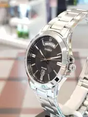 Casio Analog Silver Metal Band Men Watch Original New MTP-1381D-1AVDF