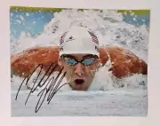 Michael Phelps Signed 8 X 10 Photo With COA