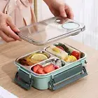 Work Lunch Box Insulated Lunch Box Bento Box for with Compartments Stackable